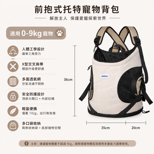 Front-Carry Backpack for Cats